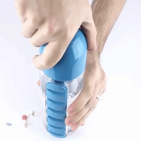 pill organizer water bottle