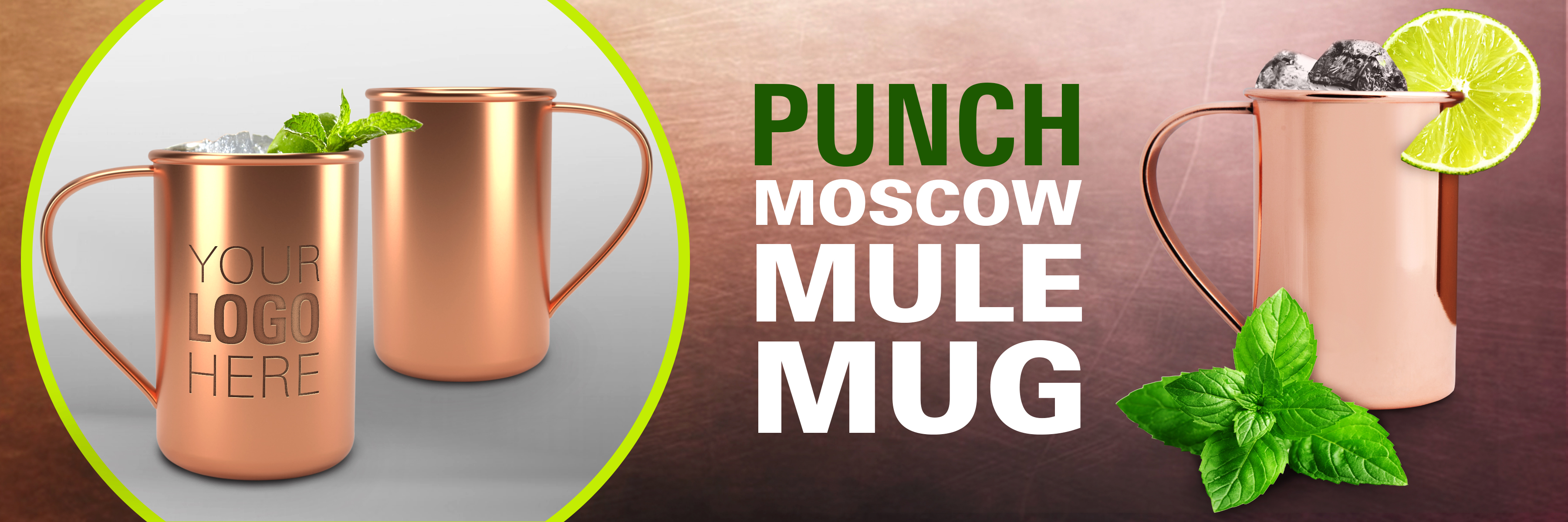 Copper moscow mule mug